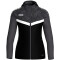JAKO Iconic Trainingsjacke mit Kapuze Damen 801 - schwarz/anthrazit 38