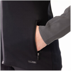 JAKO Iconic Trainingsjacke mit Kapuze Damen 801 - schwarz/anthrazit 42