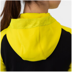 JAKO Iconic Trainingsjacke mit Kapuze Damen 808 - schwarz/soft yellow 38