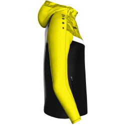 JAKO Iconic Trainingsjacke mit Kapuze Damen 808 - schwarz/soft yellow 38