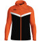 JAKO Iconic Trainingsjacke mit Kapuze Kinder 807 - schwarz/neonorange 128