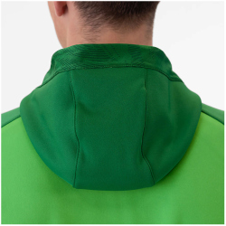JAKO Iconic Trainingsjacke mit Kapuze 222 - soft green/sportgrün S