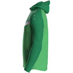 JAKO Iconic Trainingsjacke mit Kapuze 222 - soft green/sportgrün S
