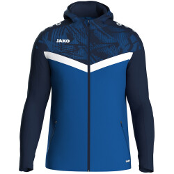 JAKO Iconic Trainingsjacke mit Kapuze 403 - royal/marine S