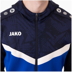 JAKO Iconic Trainingsjacke mit Kapuze 403 - royal/marine 3XL