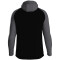 JAKO Iconic Trainingsjacke mit Kapuze 801 - schwarz/anthrazit L