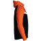 JAKO Iconic Trainingsjacke mit Kapuze 807 - schwarz/neonorange S
