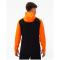 JAKO Iconic Trainingsjacke mit Kapuze 807 - schwarz/neonorange M