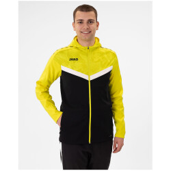JAKO Iconic Trainingsjacke mit Kapuze 808 - schwarz/soft...