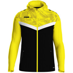 JAKO Iconic Trainingsjacke mit Kapuze 808 - schwarz/soft...