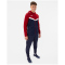 JAKO Iconic Trainingsjacke mit Kapuze 901 - marine/chili rot XXL