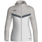JAKO Iconic Trainingsjacke mit Kapuze Damen 016 - weiß/soft grey/anthra light 36