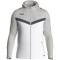 JAKO Iconic Trainingsjacke mit Kapuze 016 - weiß/soft grey/anthra light S