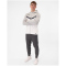 JAKO Iconic Trainingsjacke mit Kapuze 016 - weiß/soft grey/anthra light L