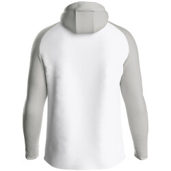 JAKO Iconic Trainingsjacke mit Kapuze 016 - weiß/soft grey/anthra light 4XL