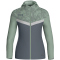 JAKO Iconic Trainingsjacke mit Kapuze Damen 852 - anthra light/mintgrün/soft grey 34