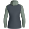 JAKO Iconic Trainingsjacke mit Kapuze Damen 852 - anthra light/mintgrün/soft grey 34