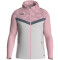 JAKO Iconic Trainingsjacke mit Kapuze Kinder 851 - soft grey/dusky pink/anthra light 152