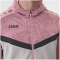JAKO Iconic Trainingsjacke mit Kapuze 851 - soft grey/dusky pink/anthra light S