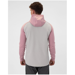 JAKO Iconic Trainingsjacke mit Kapuze 851 - soft grey/dusky pink/anthra light 3XL