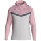 JAKO Iconic Trainingsjacke mit Kapuze 851 - soft grey/dusky pink/anthra light 3XL
