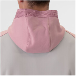 JAKO Iconic Trainingsjacke mit Kapuze 851 - soft grey/dusky pink/anthra light 4XL