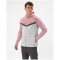 JAKO Iconic Trainingsjacke mit Kapuze 851 - soft grey/dusky pink/anthra light 4XL