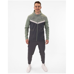 JAKO Iconic Trainingsjacke mit Kapuze 852 - anthra...