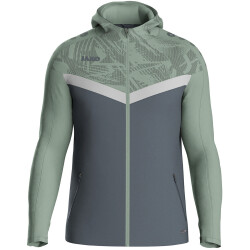 JAKO Iconic Trainingsjacke mit Kapuze 852 - anthra...