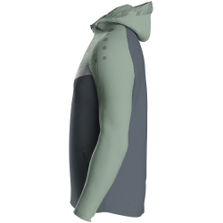 JAKO Iconic Trainingsjacke mit Kapuze 852 - anthra light/mintgr&uuml;n/soft grey M