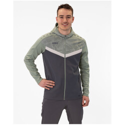 JAKO Iconic Trainingsjacke mit Kapuze 852 - anthra...