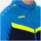 JAKO Iconic Trainingsjacke mit Kapuze 914 - marine/jako blau/neongelb S