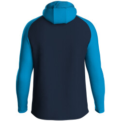 JAKO Iconic Trainingsjacke mit Kapuze 914 - marine/jako blau/neongelb 4XL