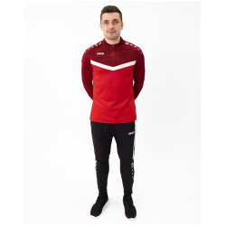 JAKO Iconic 1/4-Zip Sweatshirt 103 - rot/weinrot L