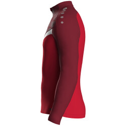 JAKO Iconic 1/4-Zip Sweatshirt 103 - rot/weinrot L