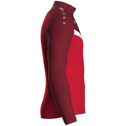 JAKO Iconic 1/4-Zip Sweatshirt 103 - rot/weinrot L