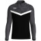 JAKO Iconic 1/4-Zip Sweatshirt Kinder 801 - schwarz/anthrazit 128