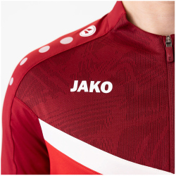 JAKO Iconic 1/4-Zip Sweatshirt 103 - rot/weinrot S