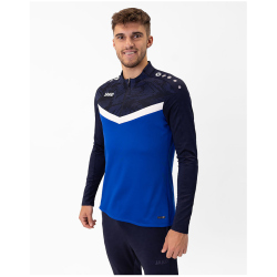JAKO Iconic 1/4-Zip Sweatshirt 403 - royal/marine S