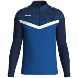 JAKO Iconic 1/4-Zip Sweatshirt 403 - royal/marine 3XL