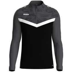 JAKO Iconic 1/4-Zip Sweatshirt 801 - schwarz/anthrazit 3XL