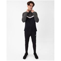JAKO Iconic 1/4-Zip Sweatshirt 801 - schwarz/anthrazit 3XL