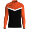 JAKO Iconic 1/4-Zip Sweatshirt 807 - schwarz/neonorange S
