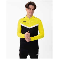 JAKO Iconic 1/4-Zip Sweatshirt 808 - schwarz/soft yellow S