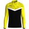 JAKO Iconic 1/4-Zip Sweatshirt 808 - schwarz/soft yellow S
