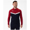 JAKO Iconic 1/4-Zip Sweatshirt 901 - marine/chili rot M