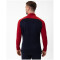 JAKO Iconic 1/4-Zip Sweatshirt 901 - marine/chili rot M