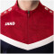 JAKO Iconic 1/4-Zip Sweatshirt 901 - marine/chili rot M