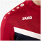JAKO Iconic 1/4-Zip Sweatshirt 901 - marine/chili rot M