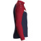 JAKO Iconic 1/4-Zip Sweatshirt 901 - marine/chili rot M